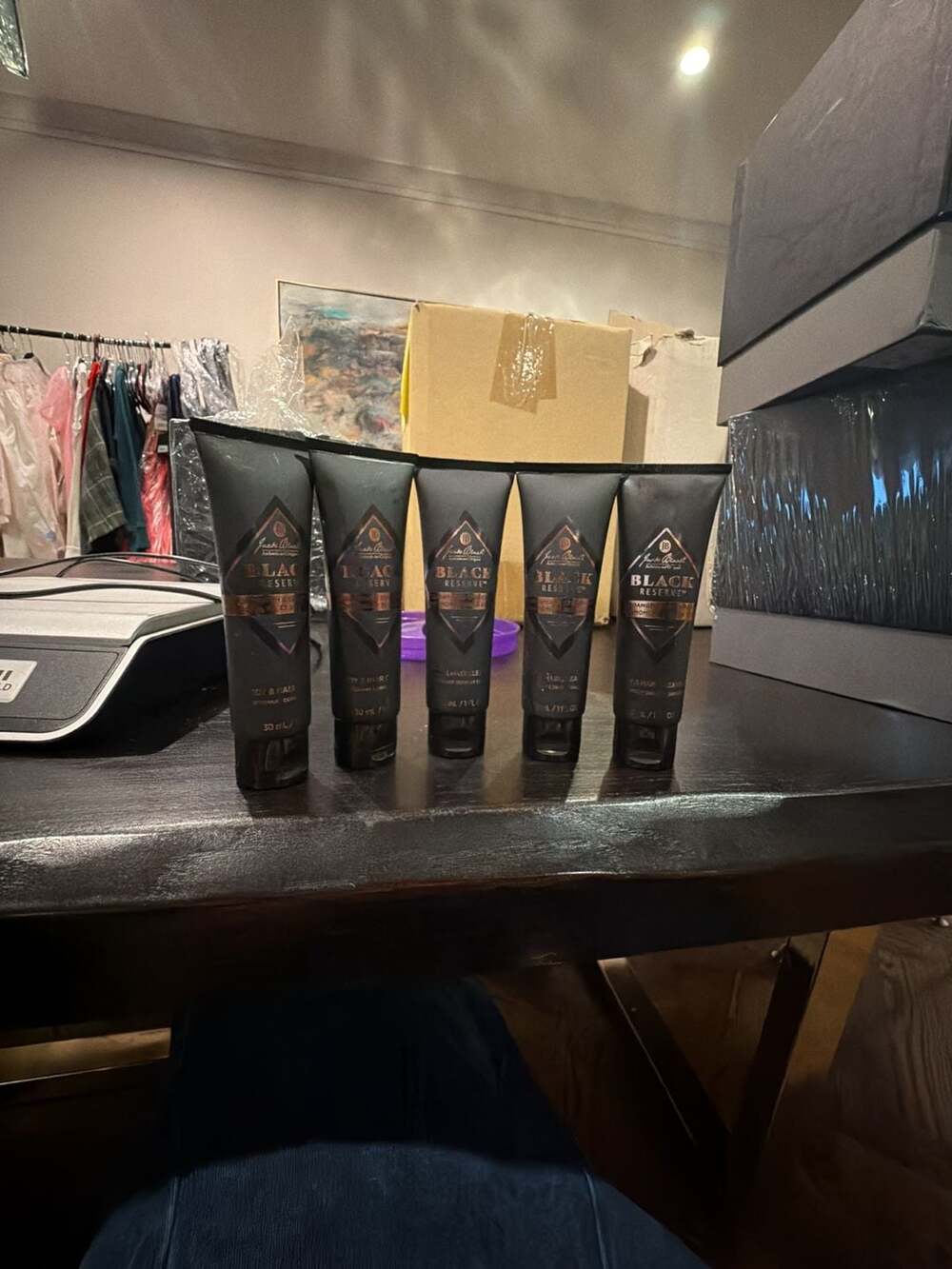 Lot of 5 Jack Black Black Reserve Body & Hair Cleanser Travel Size 1 oz FAST2Shi